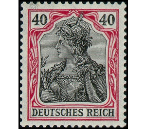 Freimarkenserie  - Germany / Deutsches Reich 1906 - 40 Pfennig