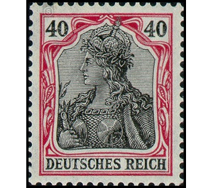 Freimarkenserie  - Germany / Deutsches Reich 1906 - 40 Pfennig