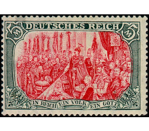 Freimarkenserie  - Germany / Deutsches Reich 1906 - 5 Mark