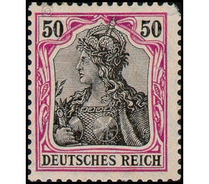 Freimarkenserie  - Germany / Deutsches Reich 1906 - 50 Pfennig