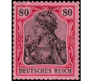 Freimarkenserie  - Germany / Deutsches Reich 1906 - 80 Pfennig