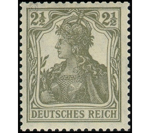 Freimarkenserie  - Germany / Deutsches Reich 1916 - 2.50 Pfennig