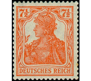 Freimarkenserie  - Germany / Deutsches Reich 1916 - 7.50 Pfennig