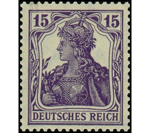 Freimarkenserie  - Germany / Deutsches Reich 1917 - 15 Pfennig