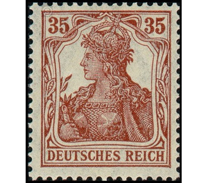 Freimarkenserie  - Germany / Deutsches Reich 1919 - 35 Pfennig