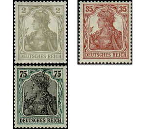 Freimarkenserie  - Germany / Deutsches Reich 1919 Set