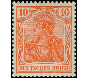 Freimarkenserie  - Germany / Deutsches Reich 1920 - 10 Pfennig