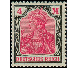 Freimarkenserie  - Germany / Deutsches Reich 1920 - 4 Mark