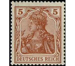 Freimarkenserie  - Germany / Deutsches Reich 1920 - 5 Pfennig