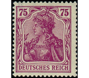 Freimarkenserie  - Germany / Deutsches Reich 1920 - 75 Pfennig