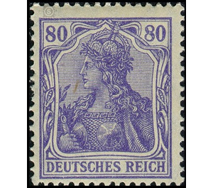 Freimarkenserie  - Germany / Deutsches Reich 1920 - 80 Pfennig