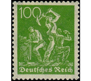 Freimarkenserie  - Germany / Deutsches Reich 1921 - 100 Pfennig