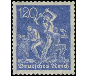 Freimarkenserie  - Germany / Deutsches Reich 1921 - 120 Pfennig