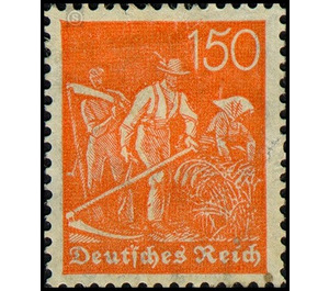 Freimarkenserie  - Germany / Deutsches Reich 1921 - 150 Pfennig