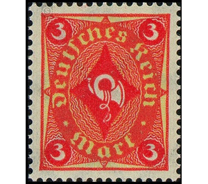 Freimarkenserie  - Germany / Deutsches Reich 1921 - 3 Mark