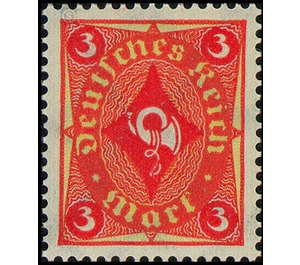 Freimarkenserie  - Germany / Deutsches Reich 1921 - 3 Mark