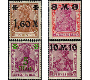 Freimarkenserie  - Germany / Deutsches Reich 1921 Set