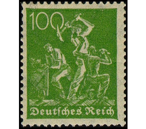 Freimarkenserie  - Germany / Deutsches Reich 1922 - 100 Pfennig