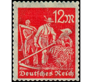 Freimarkenserie  - Germany / Deutsches Reich 1922 - 12 Mark