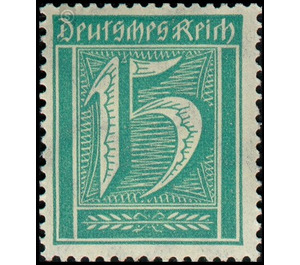 Freimarkenserie  - Germany / Deutsches Reich 1922 - 15 Pfennig