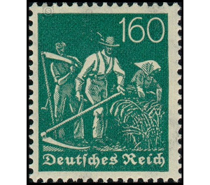 Freimarkenserie  - Germany / Deutsches Reich 1922 - 160 Pfennig