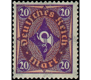 Freimarkenserie  - Germany / Deutsches Reich 1922 - 20 Mark