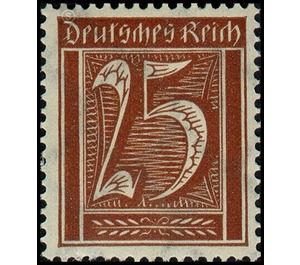 Freimarkenserie  - Germany / Deutsches Reich 1922 - 25 Pfennig