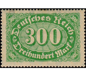 Freimarkenserie  - Germany / Deutsches Reich 1922 - 300 Mark