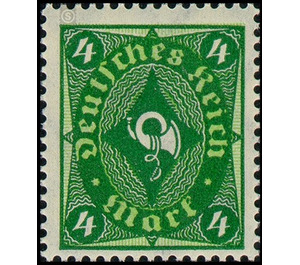 Freimarkenserie  - Germany / Deutsches Reich 1922 - 4 Mark