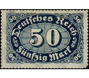 Freimarkenserie - Germany / Deutsches Reich 1922 - 50 Mark