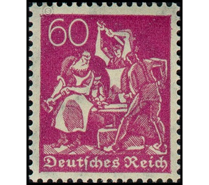 Freimarkenserie  - Germany / Deutsches Reich 1922 - 60 Pfennig