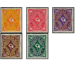 Freimarkenserie  - Germany / Deutsches Reich 1922 Set