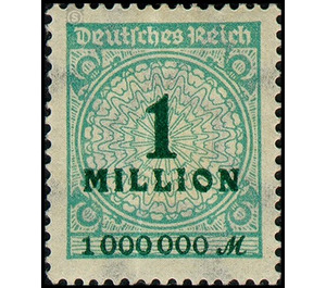 Freimarkenserie  - Germany / Deutsches Reich 1923 - 1.000.000