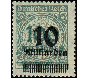 Freimarkenserie  - Germany / Deutsches Reich 1923 - 10.000.000.000#100.000.000