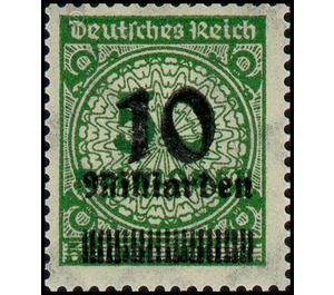 Freimarkenserie  - Germany / Deutsches Reich 1923 - 10.000.000.000#100.000.000