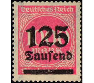 Freimarkenserie  - Germany / Deutsches Reich 1923 - 125000#1000