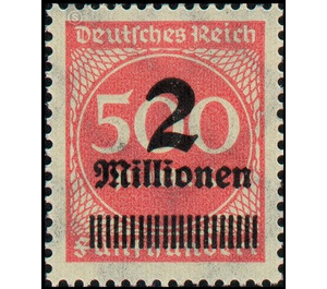 Freimarkenserie  - Germany / Deutsches Reich 1923 - 2.000.000#500