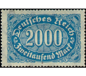 Freimarkenserie - Germany / Deutsches Reich 1923 - 2,000 Mark