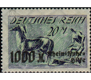 Freimarkenserie  - Germany / Deutsches Reich 1923 - 20 Mark