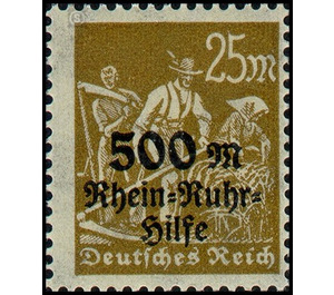 Freimarkenserie  - Germany / Deutsches Reich 1923 - 25 Mark