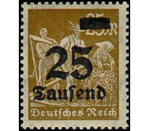 Freimarkenserie  - Germany / Deutsches Reich 1923 - 25000#25
