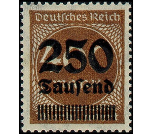 Freimarkenserie  - Germany / Deutsches Reich 1923 - 250000#400