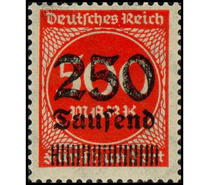 Freimarkenserie  - Germany / Deutsches Reich 1923 - 250000#501