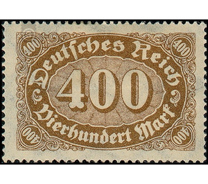 Freimarkenserie - Germany / Deutsches Reich 1923 - 400 Mark