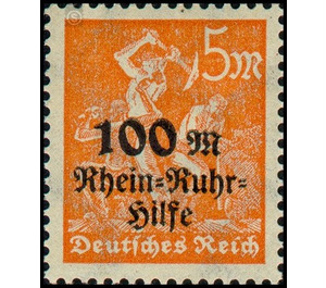 Freimarkenserie  - Germany / Deutsches Reich 1923 - 5 Mark