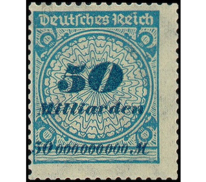 Freimarkenserie  - Germany / Deutsches Reich 1923 - 50.000.000.000#100.000.000