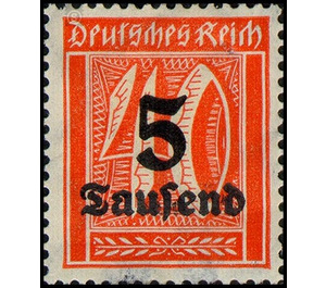 Freimarkenserie  - Germany / Deutsches Reich 1923 - 5000#40