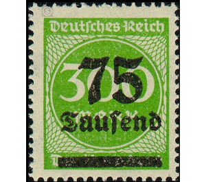 Freimarkenserie  - Germany / Deutsches Reich 1923 - 75000#300