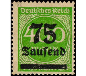 Freimarkenserie  - Germany / Deutsches Reich 1923 - 75000#400