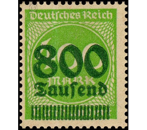 Freimarkenserie  - Germany / Deutsches Reich 1923 - 800000#400